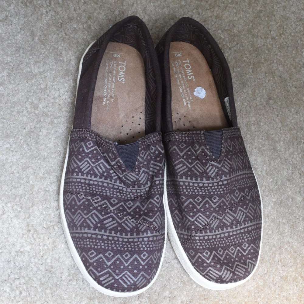 TOMS Avalon Slip-On Brown Mens Size 9